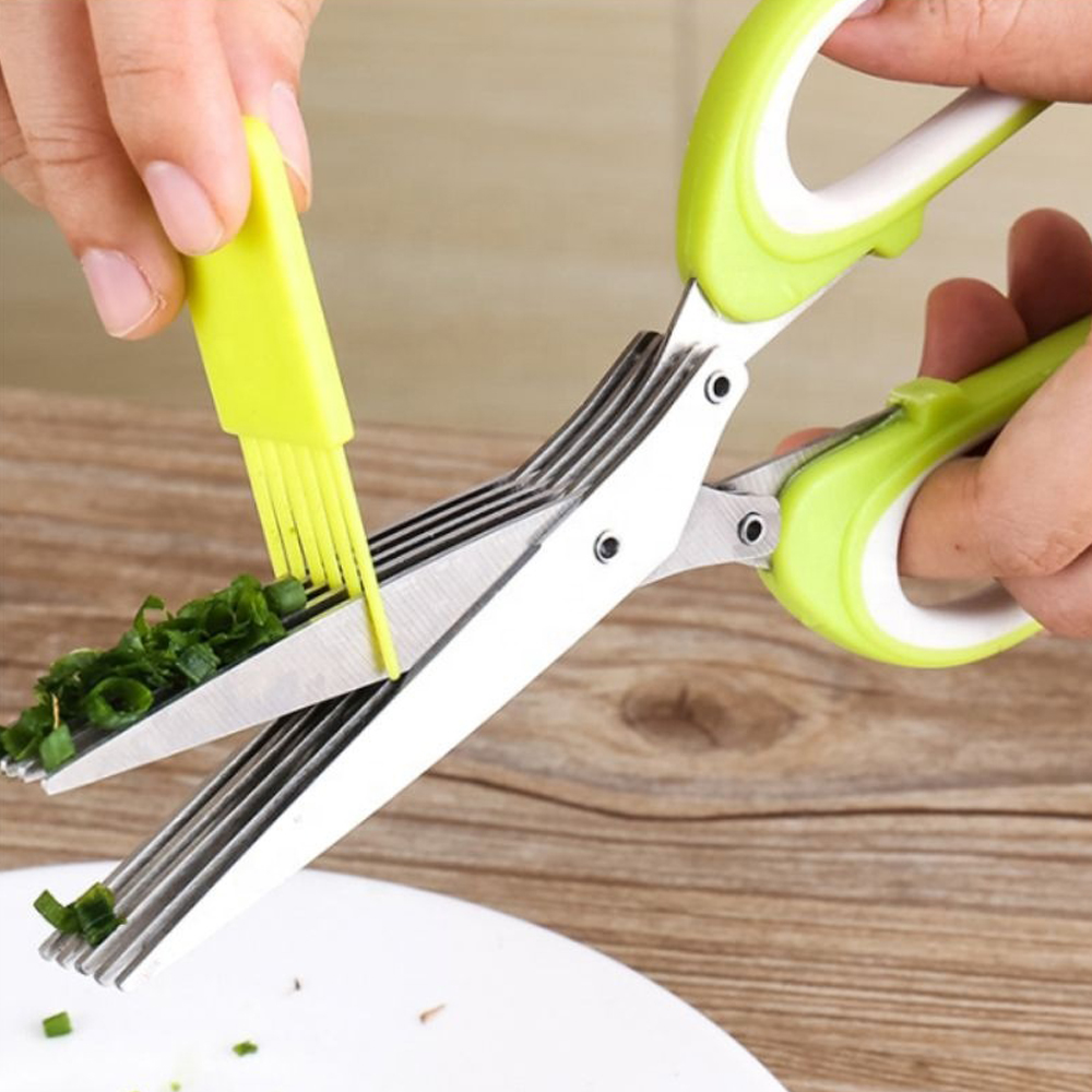 5 Layer Stainless Steel Vegetable Scissor/Cutter